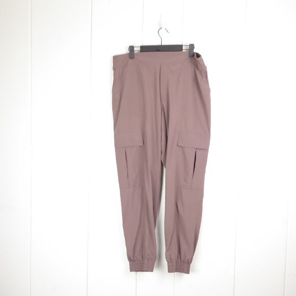 Athleta Pants Womens SZ 12 Chelsea Utility Jogger Cargo Relaxed Baggy Athleisure - Picture 1 of 14